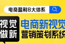 8大体系视觉篇·视觉做新，​电商新视觉营销策划系统课
