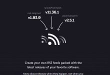 Versionfeeds，创建你最喜欢软件版本更新通知的RSS 源