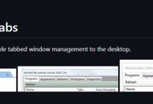 WindowTabs，给几乎一切 Windows 窗口加上标签的轻量化工具