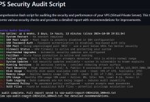 VPS Security Audit Script，VPS 安全审计脚本