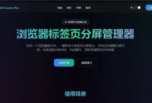 Split Screen Pro，浏览器标签页分屏管理浏览器扩展，一键将多个标签页分屏显示