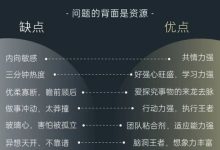 你的缺点其实也是你的优点