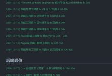 远程职位日报，面向IT从业者的远程招聘网站，每日更新