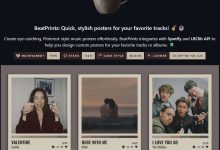 BeatPrints，为您喜爱的曲目制作快速、时尚的海报