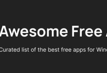 Awesome Free Apps，Windows、Mac 和 Linux 的最佳免费应用程序精选