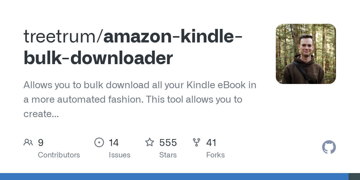 Amazon Kindle eBook Bulk Downloader，批量下载已购买 Kindle 电子书