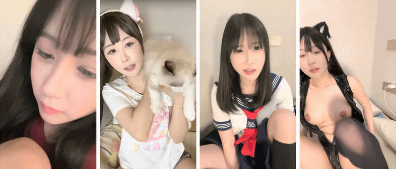 抖音网红女神，【京鱼儿】，19岁KJ少女，童颜巨乳，颜值高身材好