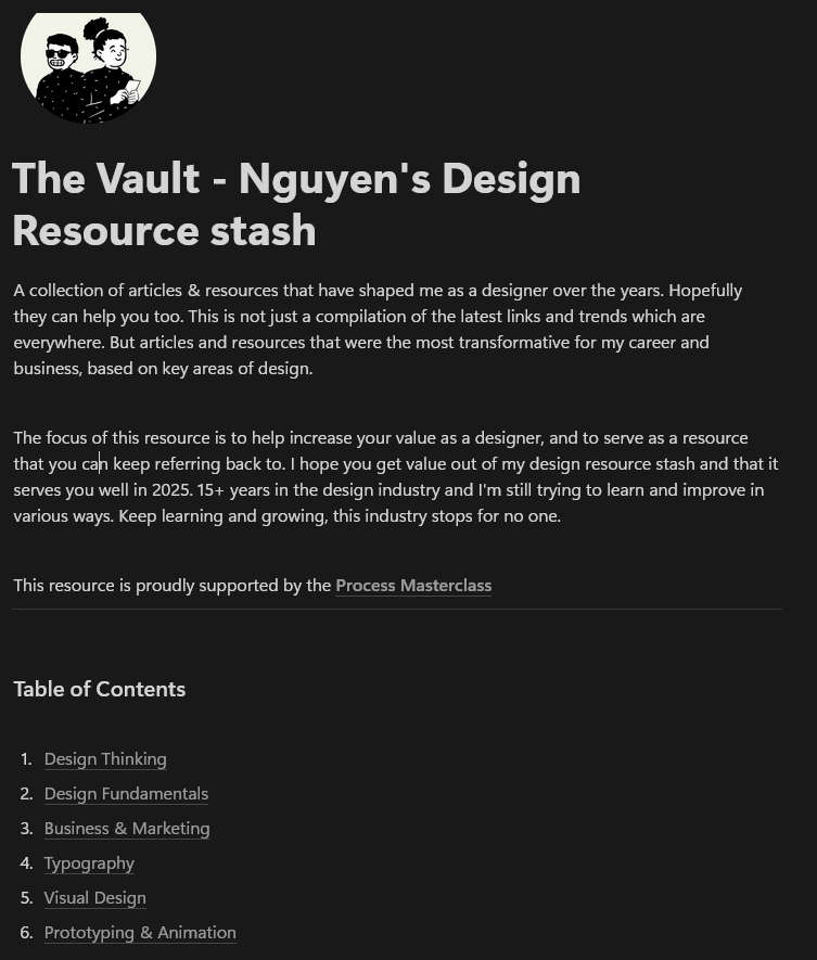 The Vault - Nguyen's Design Resource