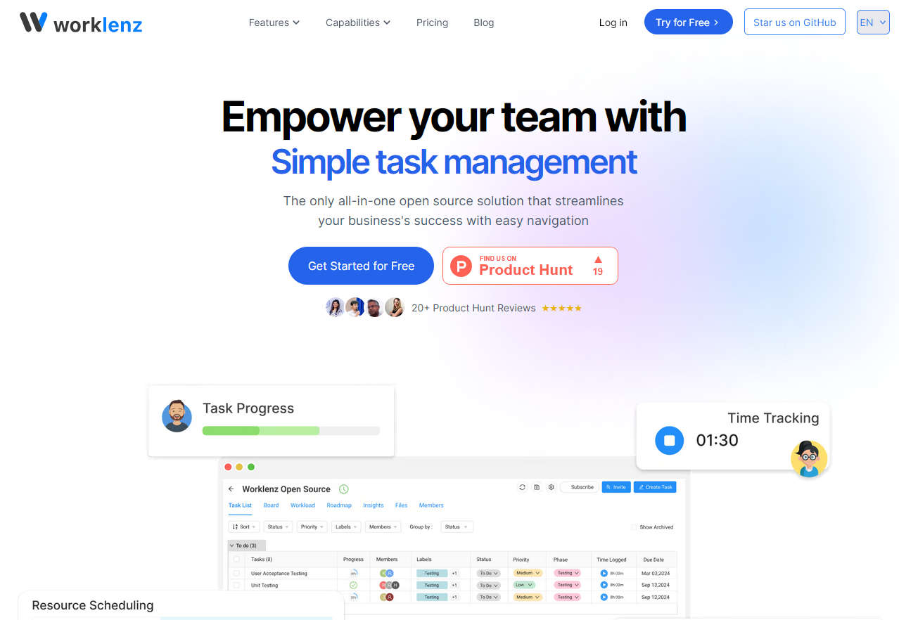 Worklenz，开源自托管一站式项目管理工具