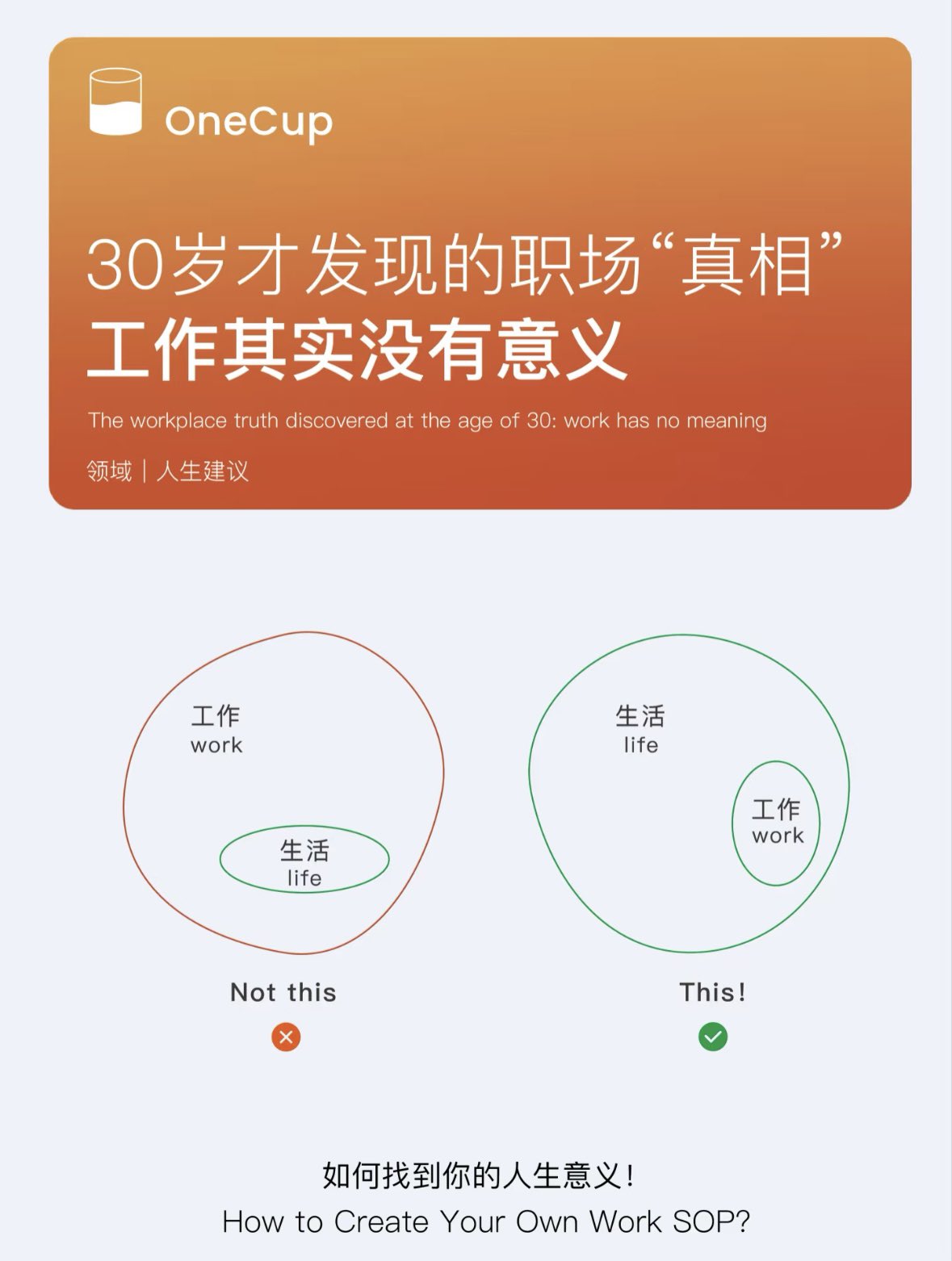 30岁才发现的职场“真相”：工作其实没有意义