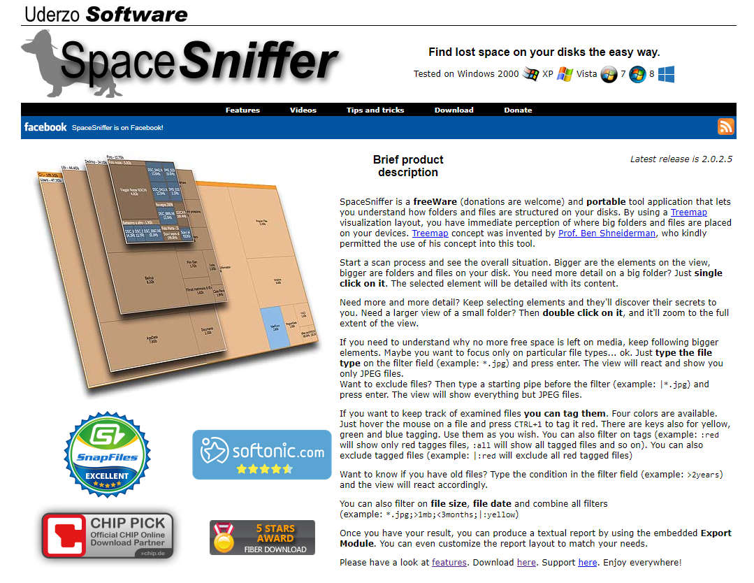 SpaceSniffer，Windows 老牌磁盘空间分析工具，停更9年后发布新版 v2.0.2.5