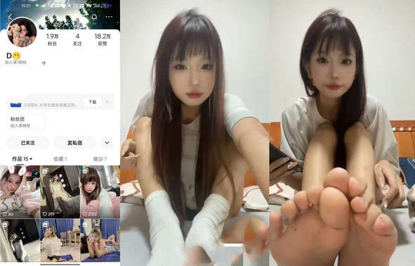 【快手】极品精神小妹D，露脸自拍超美[54V/5.87G]