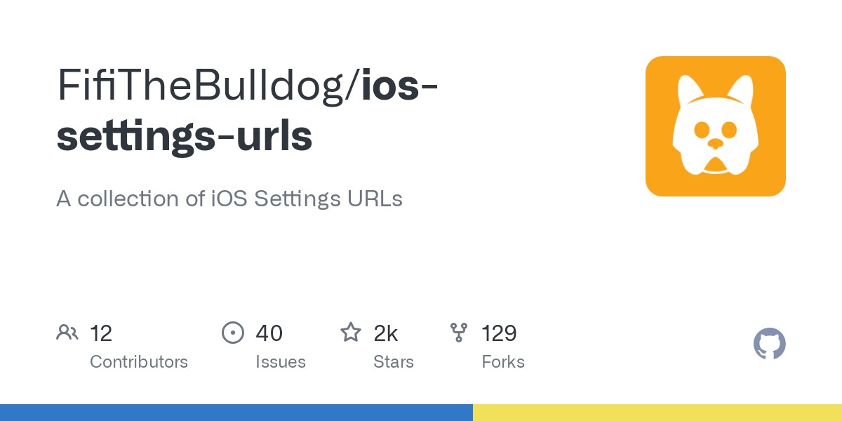 ios-settings-urls，iOS 系统功能URL Scheme大全