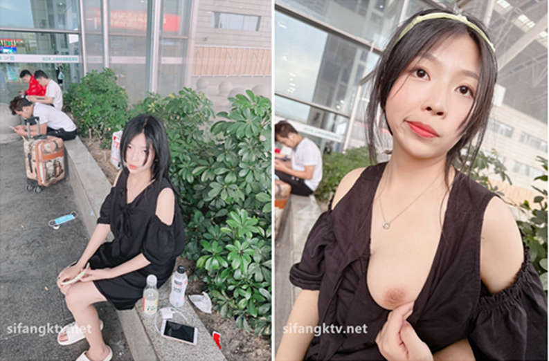 极品白虎逼大学生外卖媛李婷被变态金主调教户外露出