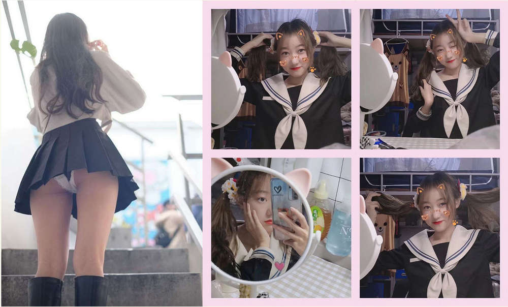 浙江某學院的白嫩清純的女大學生，人前清純乖巧，私下裡是小母狗