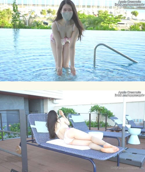 美乳翹臀網紅Apple最新作品