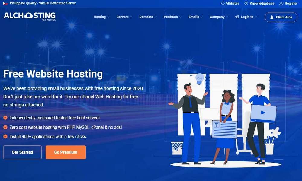 Alchosting.net 菲律宾 PHP 5G免费空间 无限带宽 免费SSL 一键安装