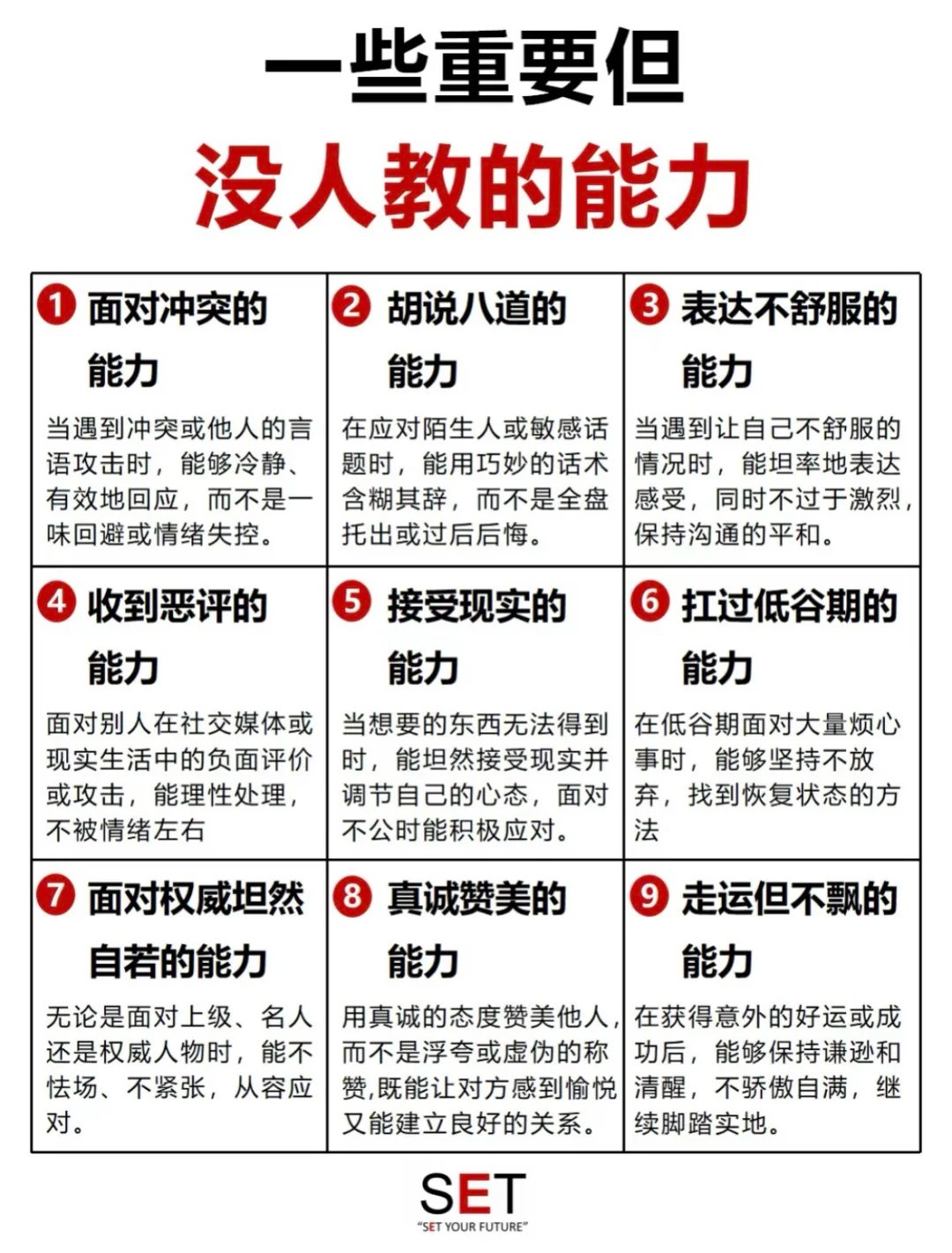 一些重要但没人教的能力