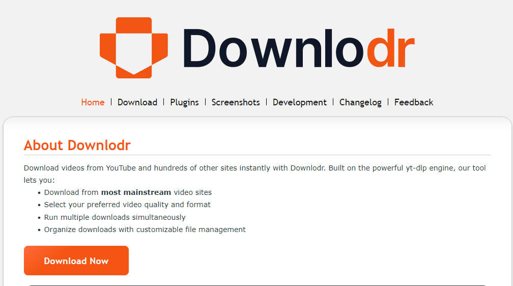 Downlodr，支持1,800多个平台的开源视频下载工具，基于yt-dlp