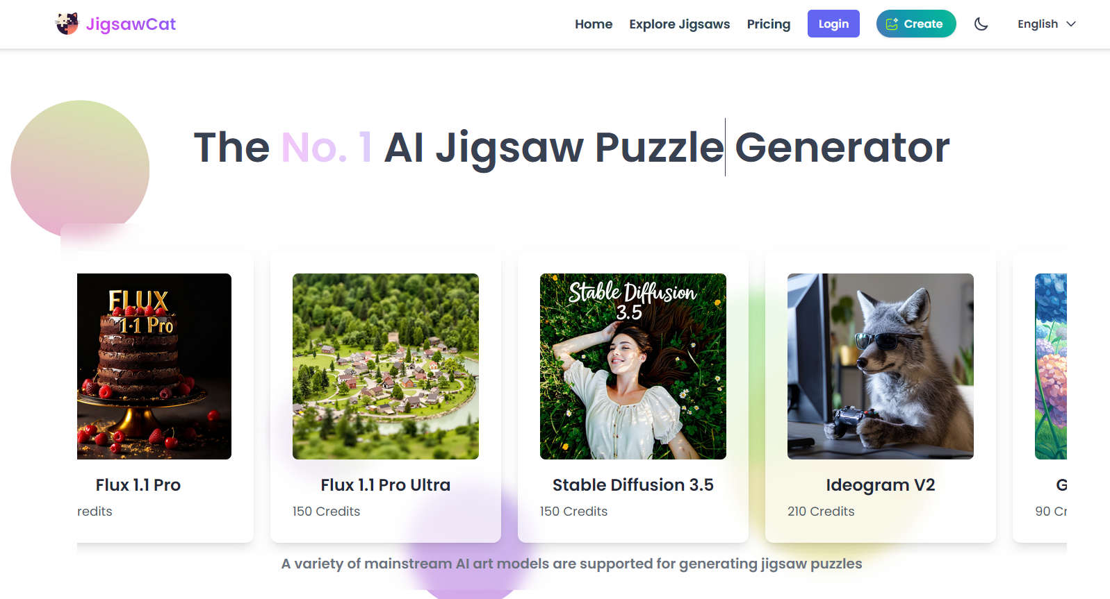 JigsawCat，AI 拼图生成器，Jigsaw Planet 的替代品