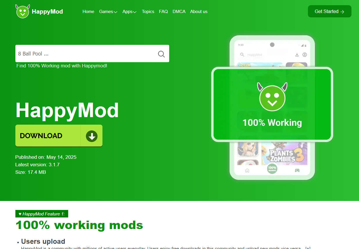 HappyMod，Mod APP下载站