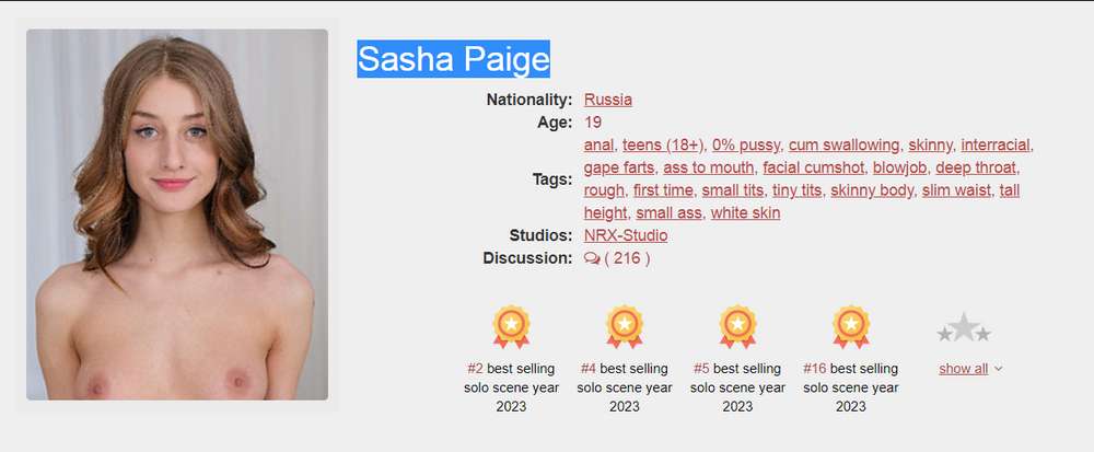 Analvids 高颜值小妞 Sasha Paige[6V/6.79G]