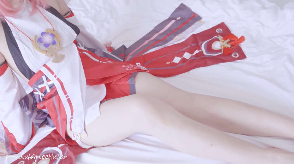 极品萝莉名器白虎天花板级白虎女神米胡桃原神cosplay八重神子