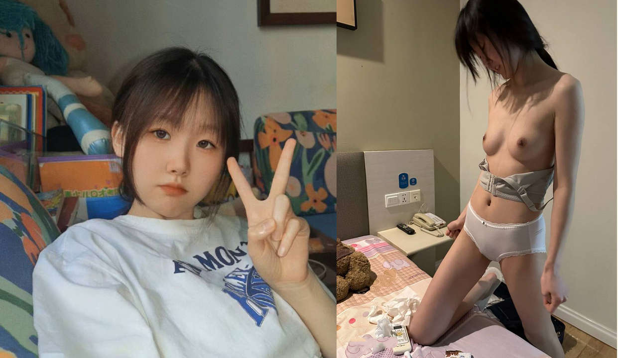 清純女大學生，顏值清純乖巧，被男友調教玩弄，洗澡被拍全過程流出