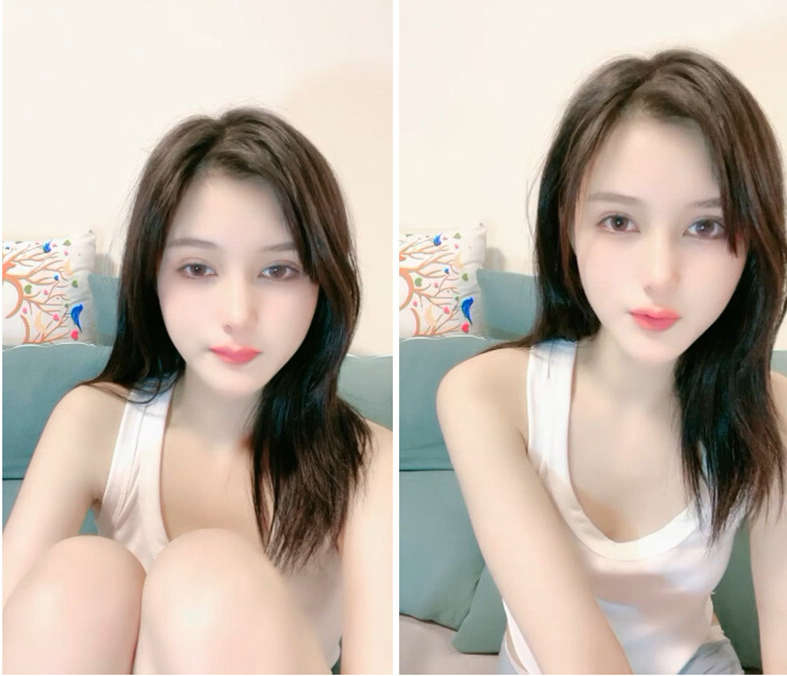 极品颜值清纯系美女为赚钱下海 ，长相乖巧文静，超嫩奶子白色丝袜