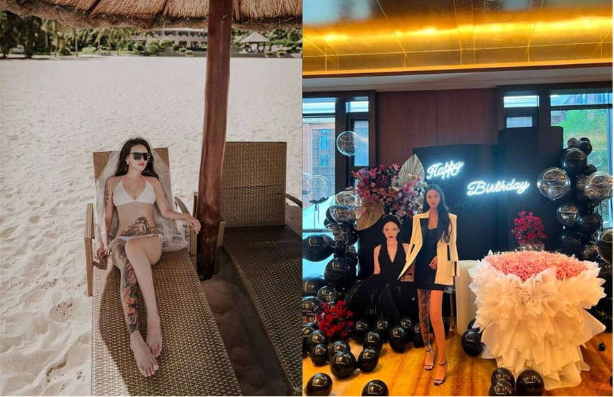刺青小网红参加富二代的生日派对被下药迷翻