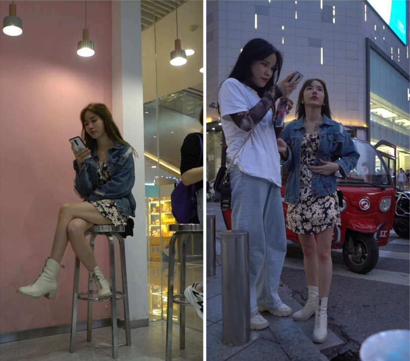 商场偷拍几个女神颜值美女裙底风光