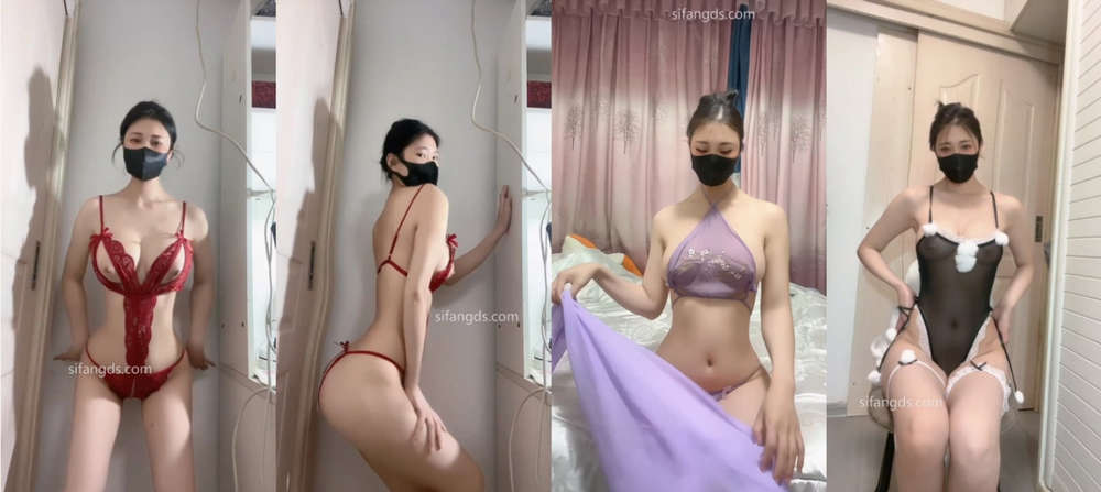 最新抖音泄密，天生风骚抚媚，12万粉模特级美女【肉肉包】高价定制