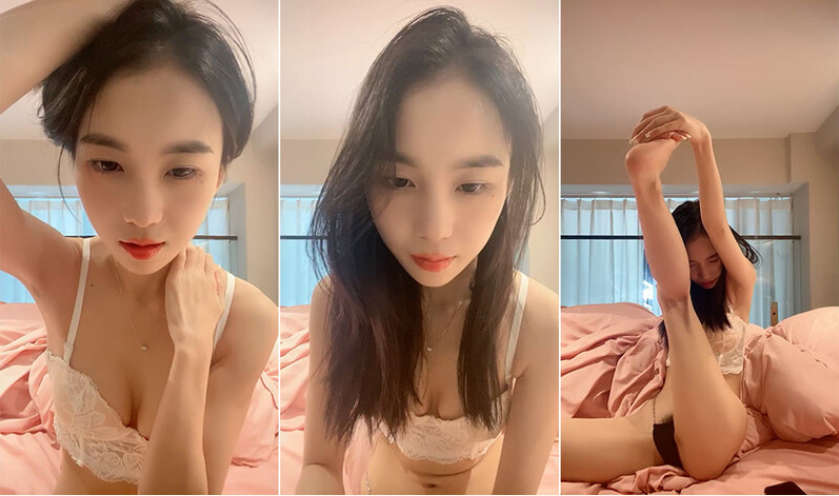 青春无限,甜美气质学生妹,身材苗条修长,这就青春的味道,单身公寓寂寞聊