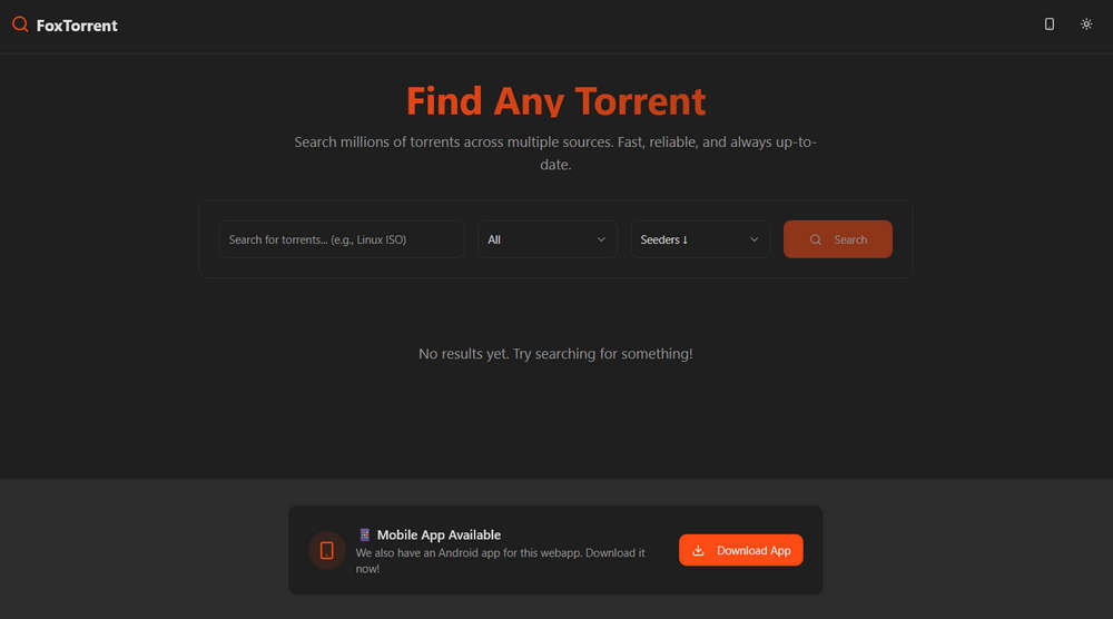 FoxTorrent，聚合磁力搜索引擎，聚合PirateBay、RuTracker等知名磁力资源站资源