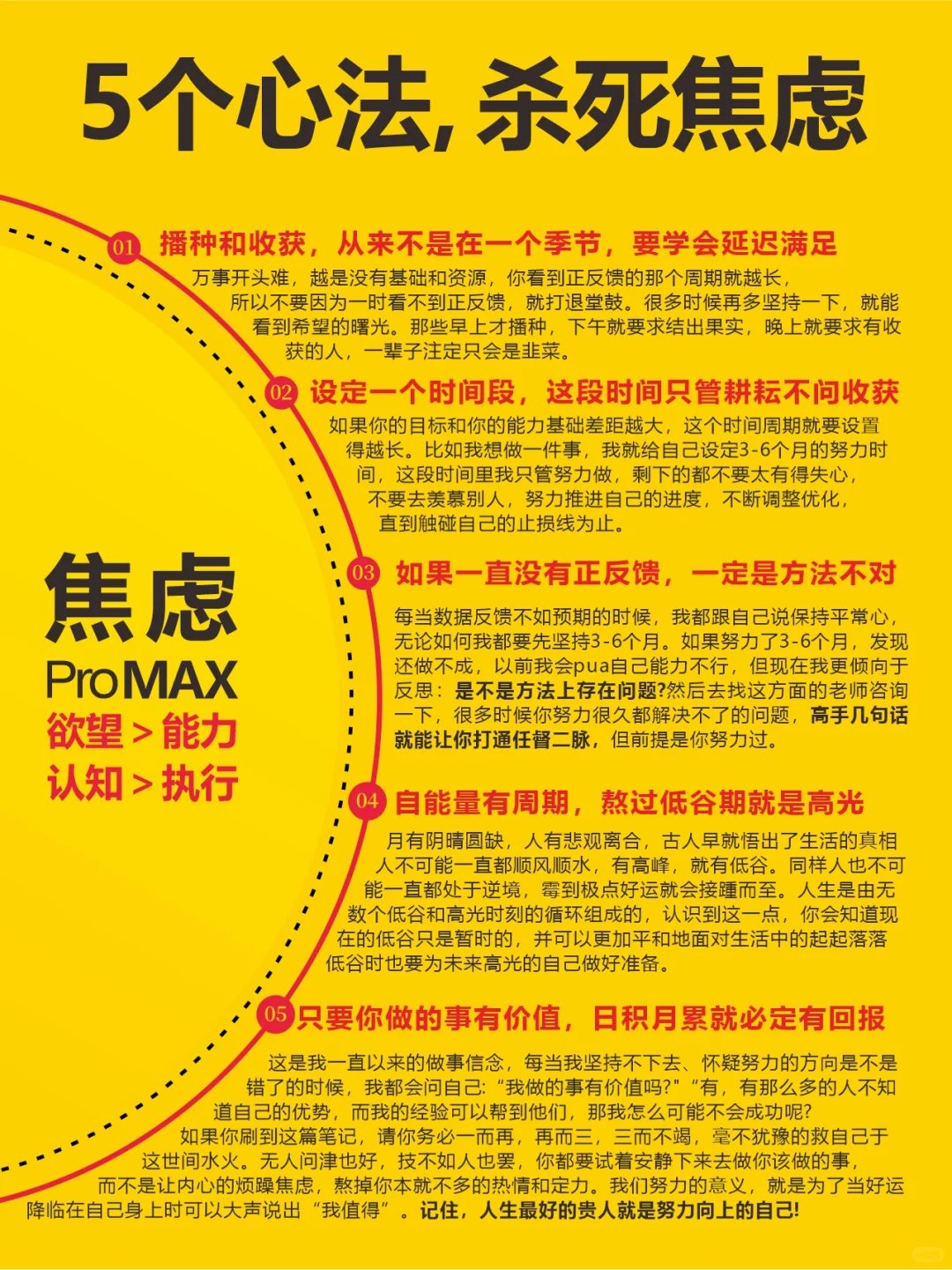 5个心法，杀死焦虑