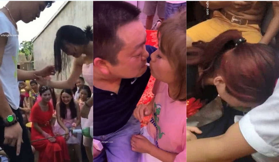 【极品稀缺大开眼界】最新私房婚礼现场闹洞房