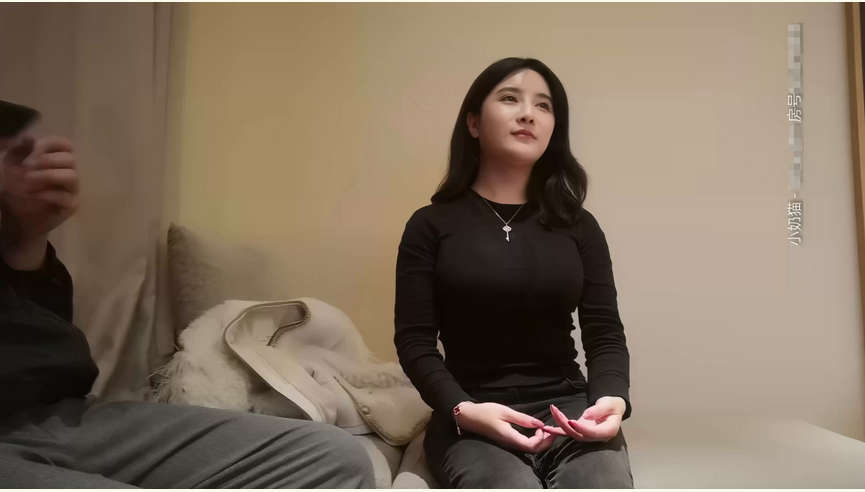 【AI增强 】小宝寻花经典作之小李富真（肉肉甜美黑衣萌妹）