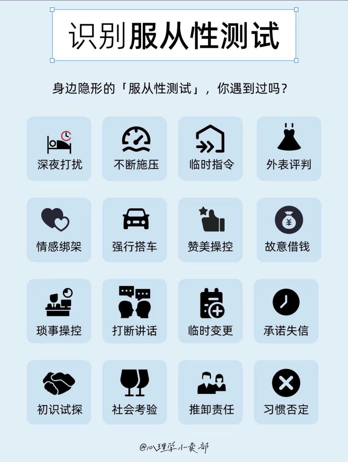 识别服从性测试