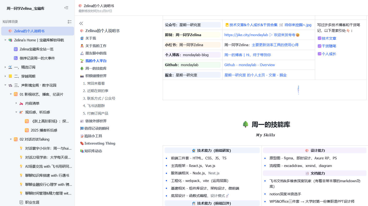 周一同学Zelina_宝藏库