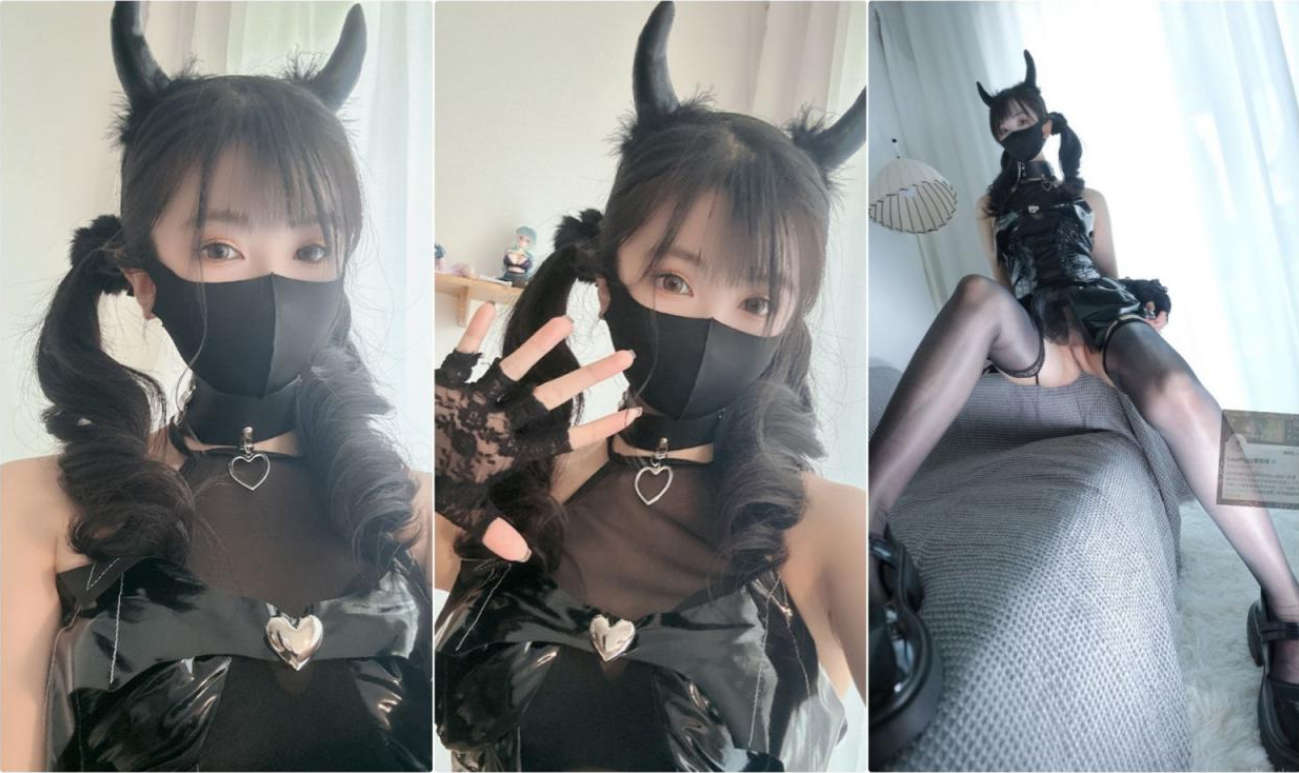 清纯校花极品嫩妹『懒懒猪』可爱小恶魔，筷子般的美腿