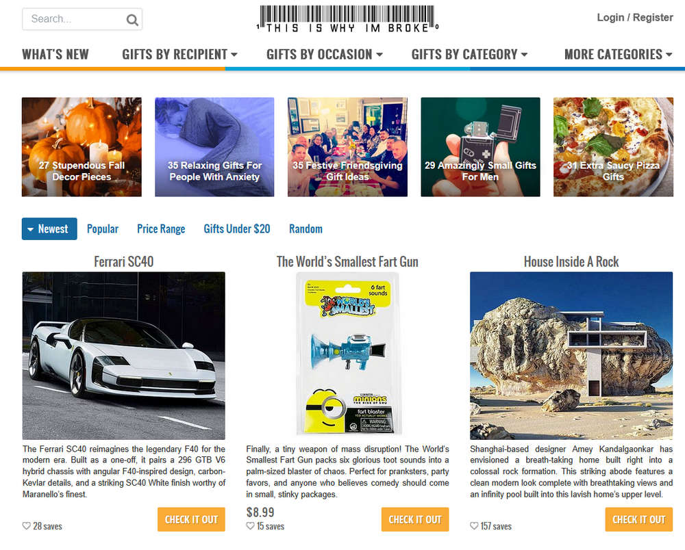 ThisIsWhyImBroke，新奇特创意产品导购站