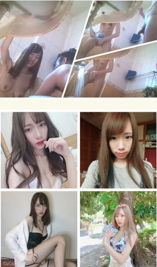 《合租房偷拍》網紅臉妹子和他男朋友一起洗澡