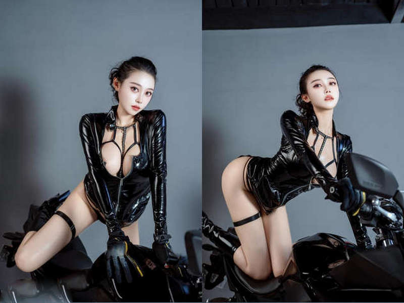 秀人网模特清妙❤️性感机车女郎[80P/1V/996M]