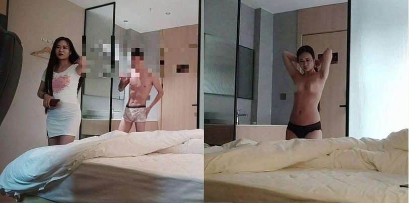 纹身哥模仿探花洗浴会所酒店开房愉拍记录嫖娼过程（3V)