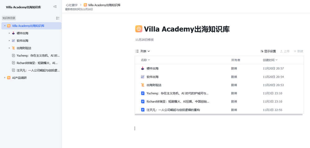 Villa Academy出海知识库​