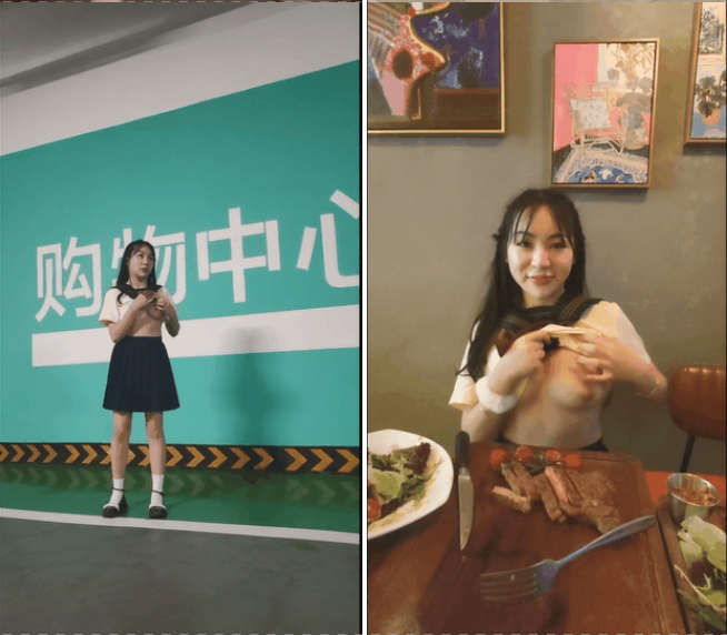 顶级露出天花板双人御姐-TonyJ和贝贝-全裸带着狗链等SM道具在大马路上露出[3V/1.6G]