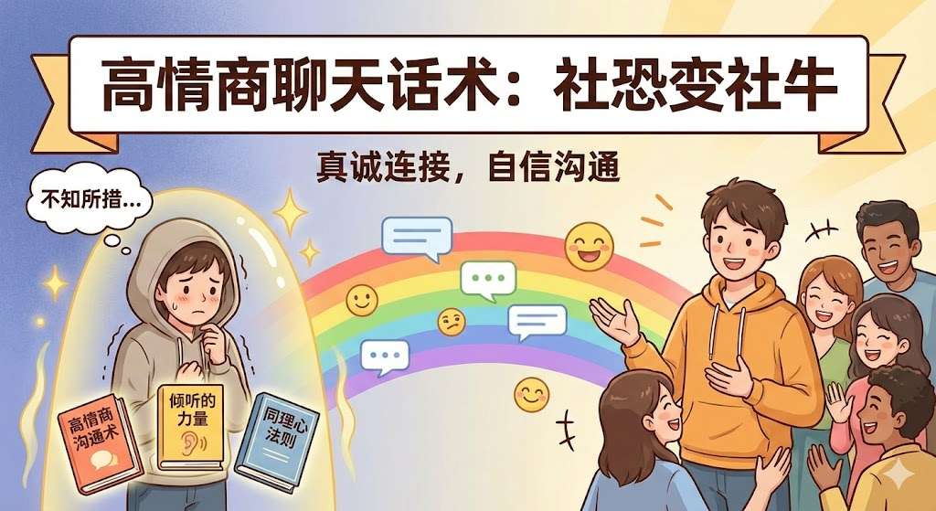 高情商聊天话术 社恐变社牛