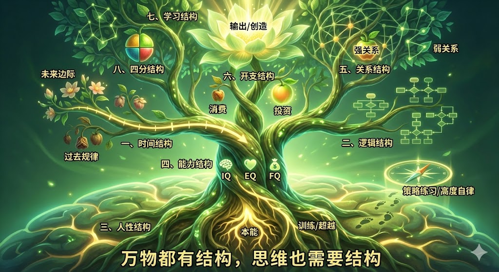 万物都有结构，思维也需要结构