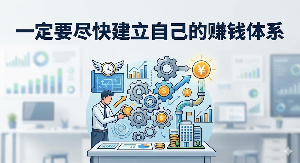 一定要尽快建立自己的赚钱体系