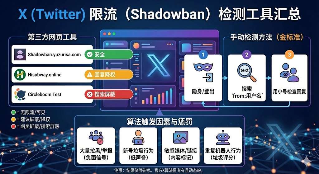 X（Twitter）限流检测工具汇总